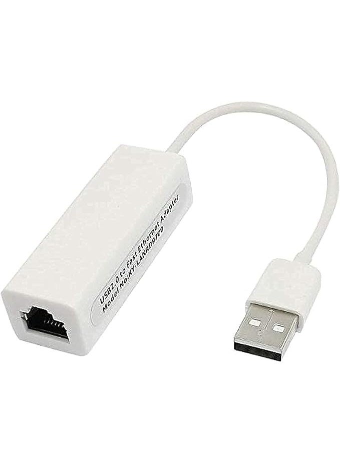 2B (CV668) Converter From USB2.0 To LAN – White - Image 1